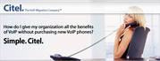 Obtain VoIP features without the expense or disruption of a 