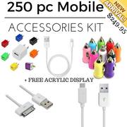 250 pcs Mobile Accessories Retail Kit Online Canada